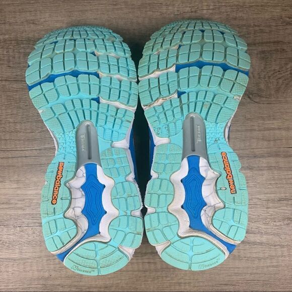 New Balance Women’s 860 V5~Silver/Blue Running Shoes Lace Up~Size 7B - Picture 7 of 9